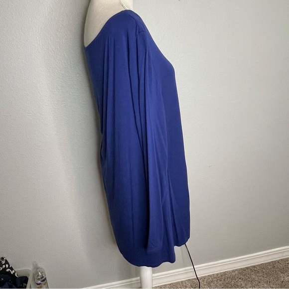 Soft Surroundings Long sleeve tee Shirt Small Tunic T-Shirt Jersey 28062 Blue XL - Picture 2 of 5